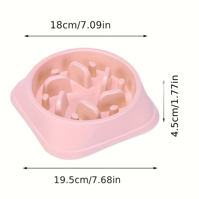Slow Feeder Dog Bowl 3-Pack Set - Non-Slip Durable Bowls for Small Medium Large Dogs, Anti-Choking Puzzle Design, Easy to Clean Pet Feeding Dishes for Better Digestion & Mental Stimulation