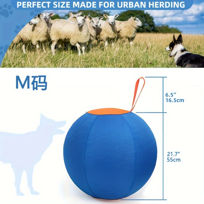 Inflatable Pet Toy Balls, 21.7-inch Dog Balls, Golden Retriever Anti-biting Balls, Soothing Boredom, Teasing Pet Training Balls, Dog Polo Pet Toys, Cattle And Dogs Herdsman Balls, Australian Shepherd Herdsman Balls (m Yards 2