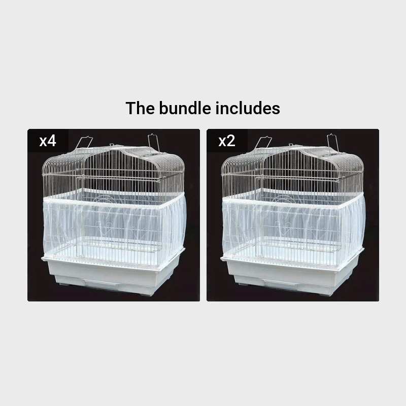 A Soft Mesh Bird Cage Cover - Easy Cleaning, Keeps Your Birdcage Clean and Fresh, Perfect for Small to Medium Birds, Birdcage Accessories