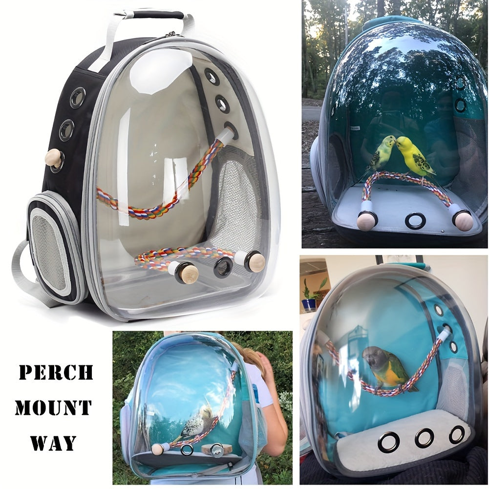 Bird Travel Backpack Carrier for Parakeet Budgies Cockatiel Conure Vet Visit Bag