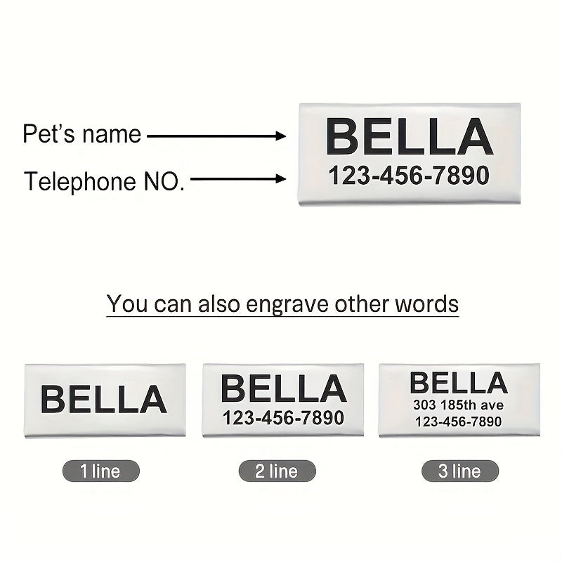 Personalized Bling Cat Collar With Nameplate, Glitter Cat Collar With ID Tag Pendant And Bell, Cute Customized Pet Collar ID Name Pendant Tags For Kittens And Puppy Dogs, Engraved Cat Decoration
