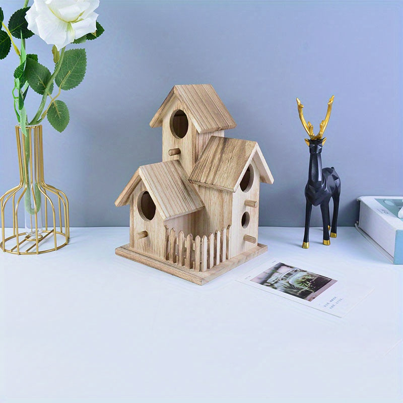 Beautiful Wooden Bird House - Create a Cozy Home for Your Feathered pet!