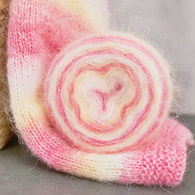 4 Pce/set, 400g Yarn, Hand-knitted Yarn, Spray Yarn, Cloud Yarn, Cake Yarn, And Rainbow Yarn, Soft And Comfortable, Suitable for Crochet, Scarves, Sweaters, Shawls, Blankets, Pet Toys, Handmade Gifts, Halloween, Christmas, An