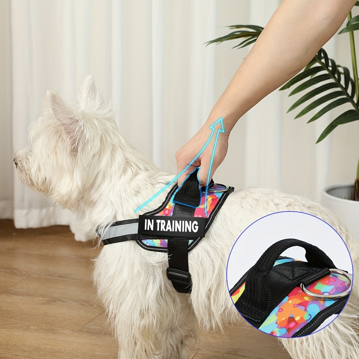 Reflective Dog Vest Breathable Adjustable Pet Harness