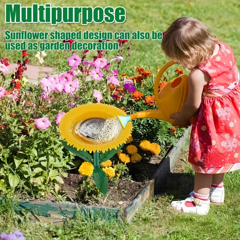 Sunflower Bird Feeder for Outdoor Garden - Durable PP Material, Perfect for Festive Yard Decor & Attracting Birds