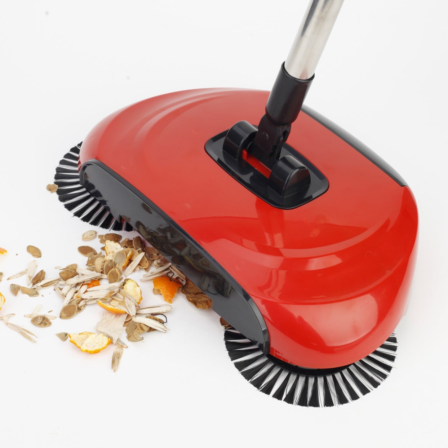 1set, 3 In 1 Multifunctional Hand Push Sweeper, Vacuum Cleaner, Hand Push Sweeping And Moping Machine, To Remove Garbage, Pet Hair And Dust, Dry And Wet Use, Suitable For Hardwood Ceramic Tiles, With 1/2/5/10 Cloth, Cleaning