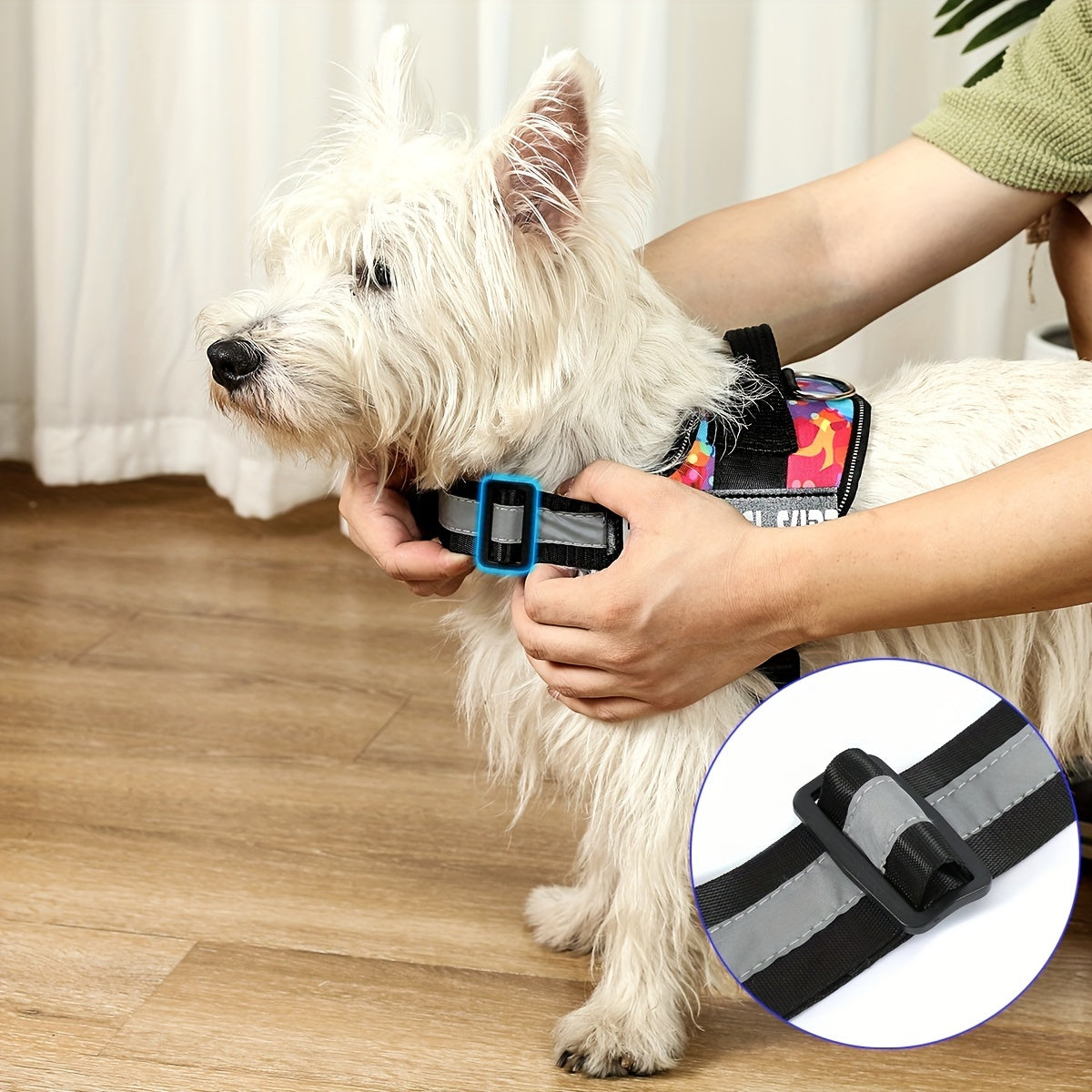 Reflective Dog Vest Breathable Adjustable Pet Harness