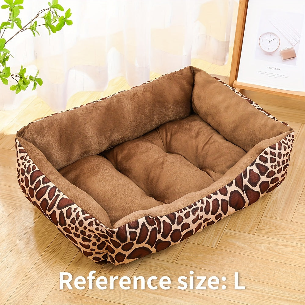 Luxury Orthopedic Pet Bed Sofa - Plush Comfy Nest for Large & Medium Dogs - Durable, Machine-Washable, Anti-Slip - Offers Cozy Sleep and Supreme Comfort for Year-Round Lounging