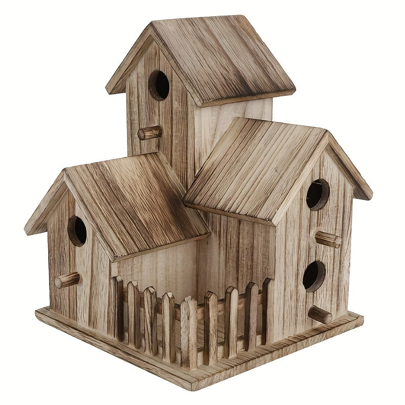 Beautiful Wooden Bird House - Create a Cozy Home for Your Feathered pet!