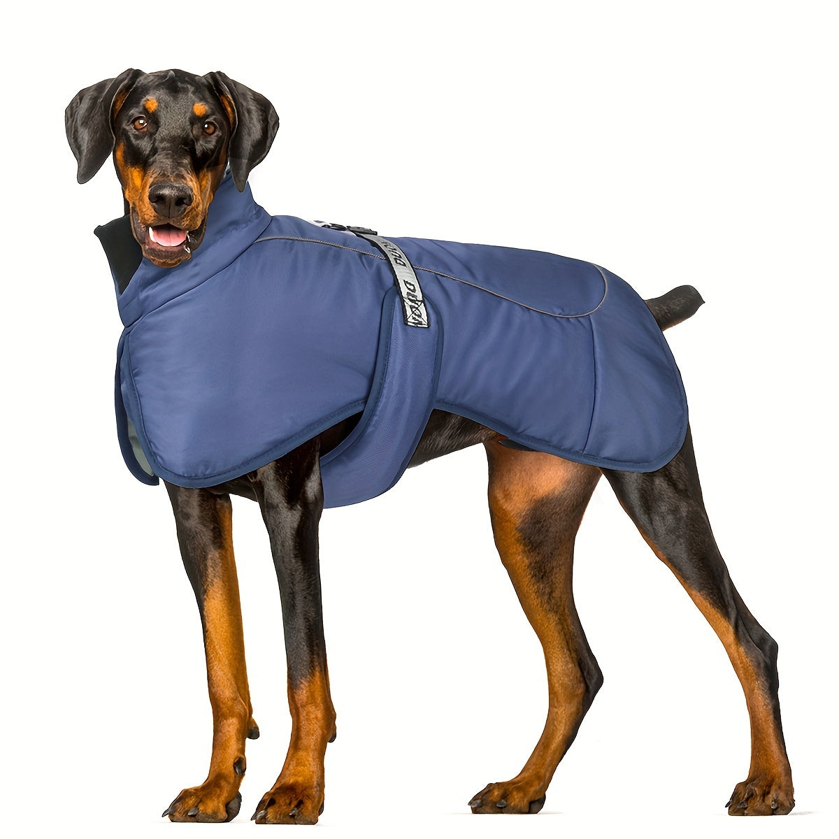 Cozy Fleece-Lined Dog Cloak - Warm Autumn & Winter Pet Apparel for Medium to Large Breeds, Non-Waterproof
