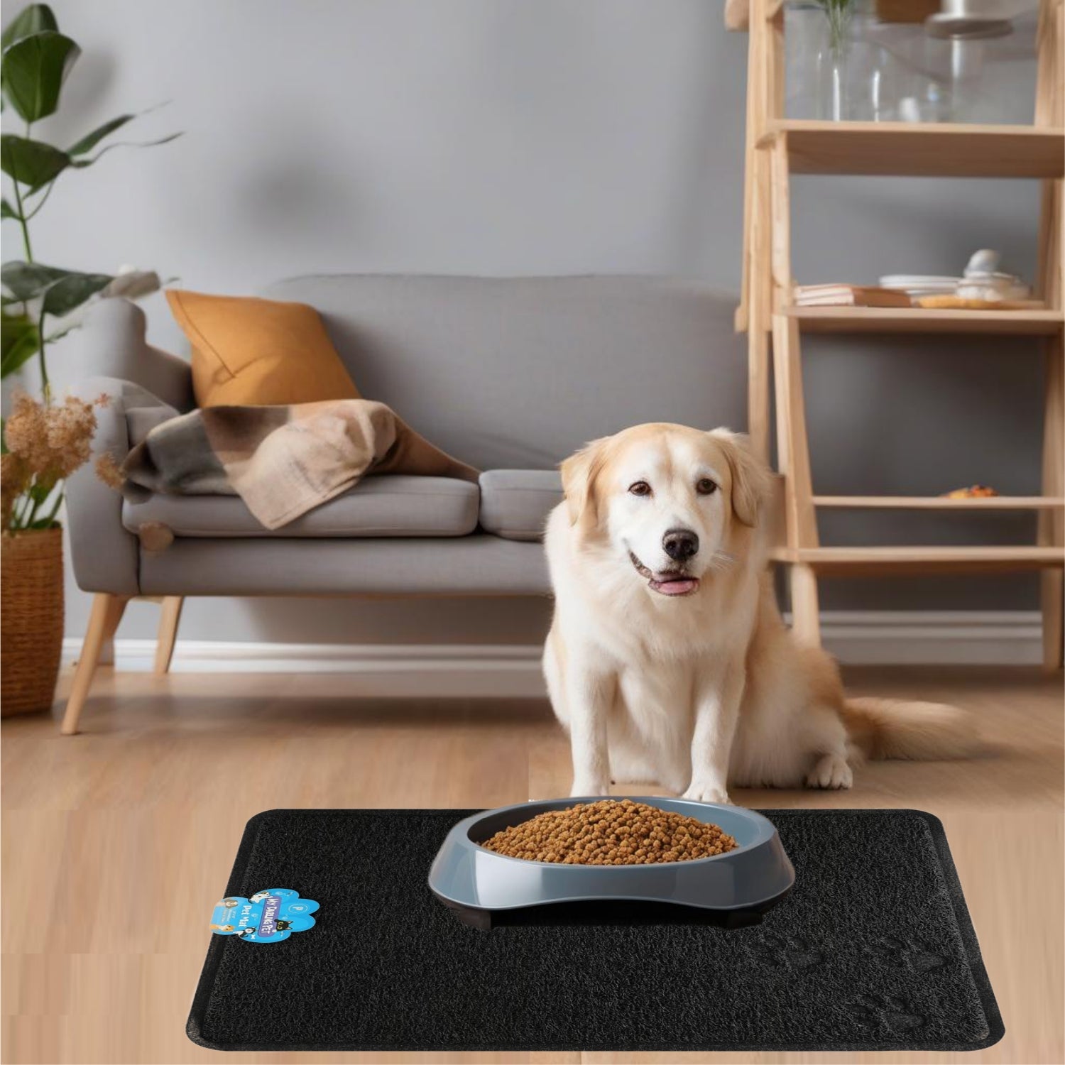 24"X"16" PVC Pet Feeding Mat Large for Dogs and Cats, Flexible and Easy To Clean Feeding Mat, Best for Non Slip Waterproof Feeding Mat.