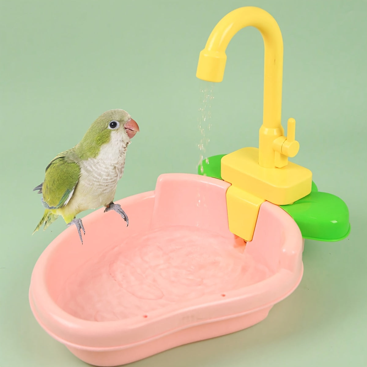 1pc Parrot Fun Bathing Tub, Bird Toy