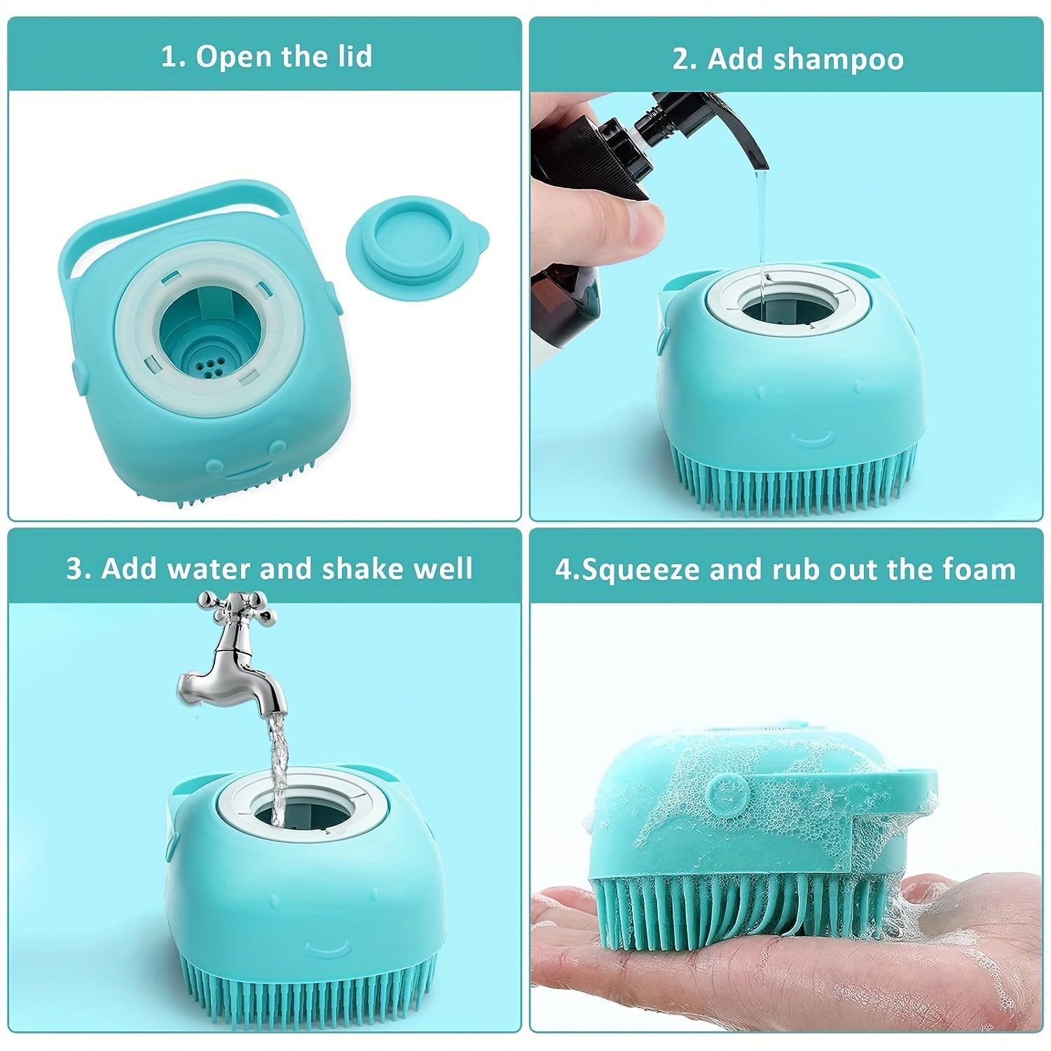 7 Pack Pet Grooming Set, Hair Removal Comb For Dog, Flea Comb, Dog Shampoo Brush, Pet Nail Clippers, Dog Toothbrush Set