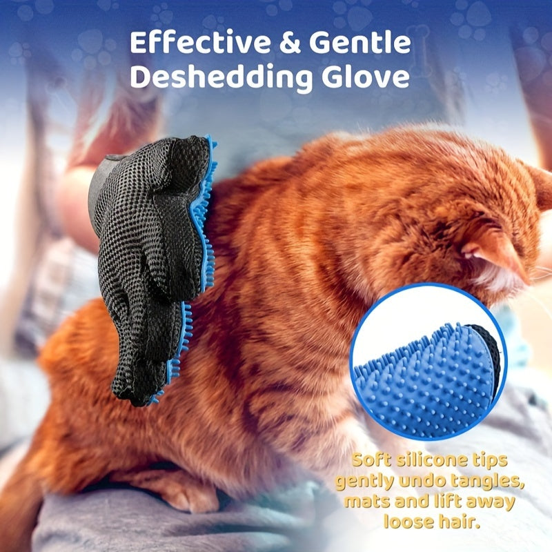 1pc Pet Grooming Supply, Hair Remover, De-shedding Brush, Dog Bathing, Massage Comb, Pet Glove