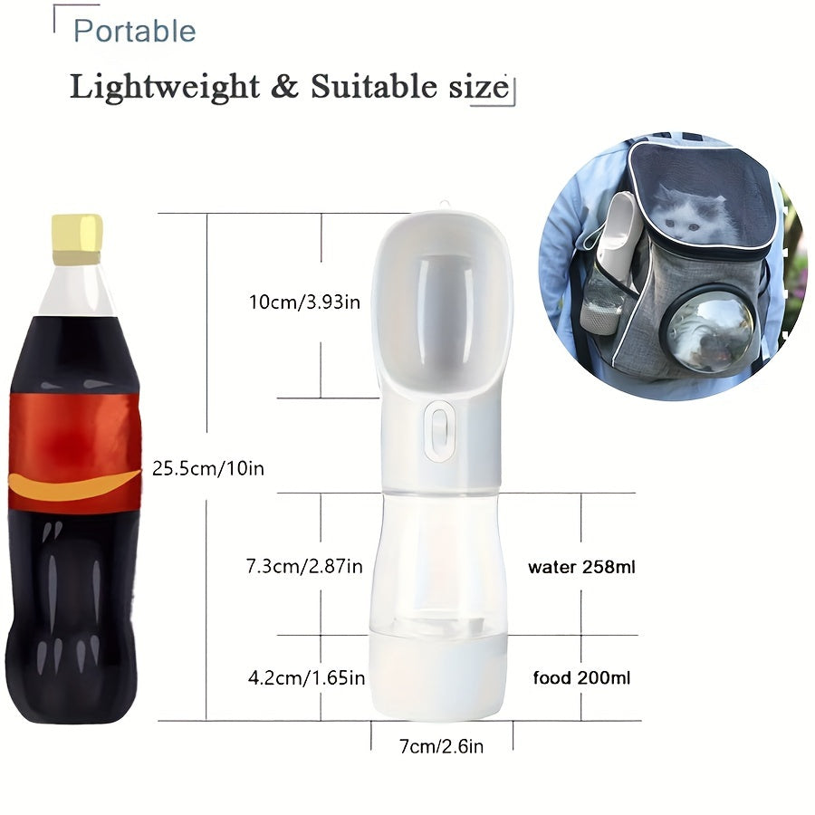Outdoor Water Cup for Pets, Portable Travel Cup, Feeding Cup, Drinking Waterer for Dogs and Cats, Dual-purpose Drinking Cup for Travel