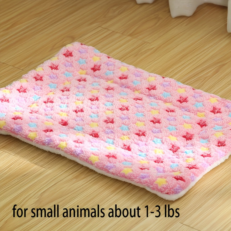 3pcs Pet Bed Set, Non-Skid Bottom, Polyester Fiber Fill, Soft Plush Cat Mat for Small Cats and Dogs, Cozy Pet Cushions for Indoor Use