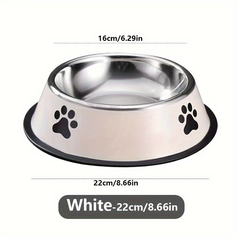 Premium Stainless Steel Pet Bowl - Non-Slip, Easy to Clean, Perfect for Dog And Cat Food And Water! Available In Three Sizes