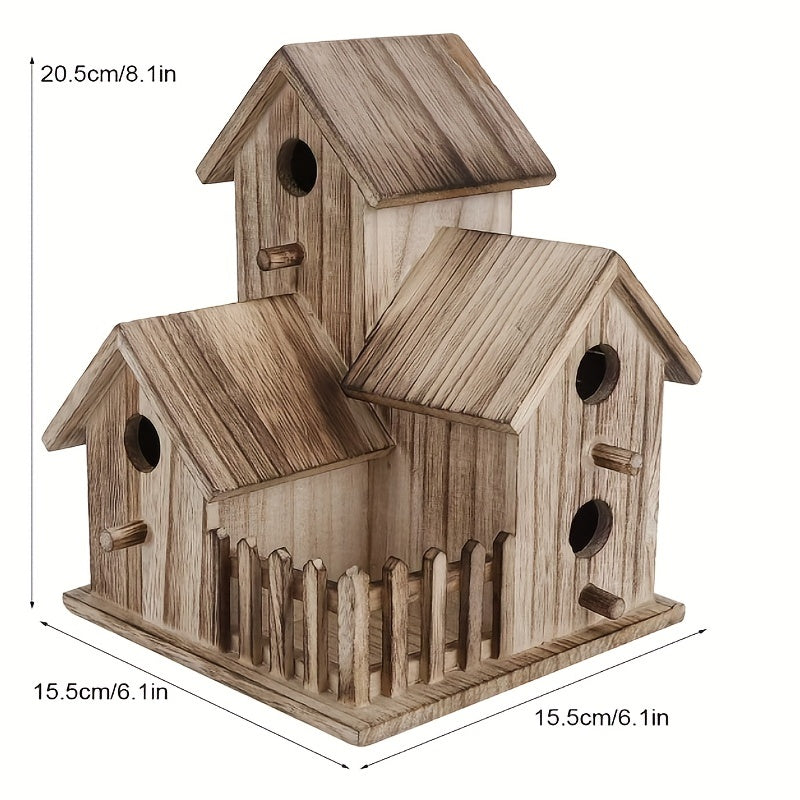 Beautiful Wooden Bird House - Create a Cozy Home for Your Feathered pet!