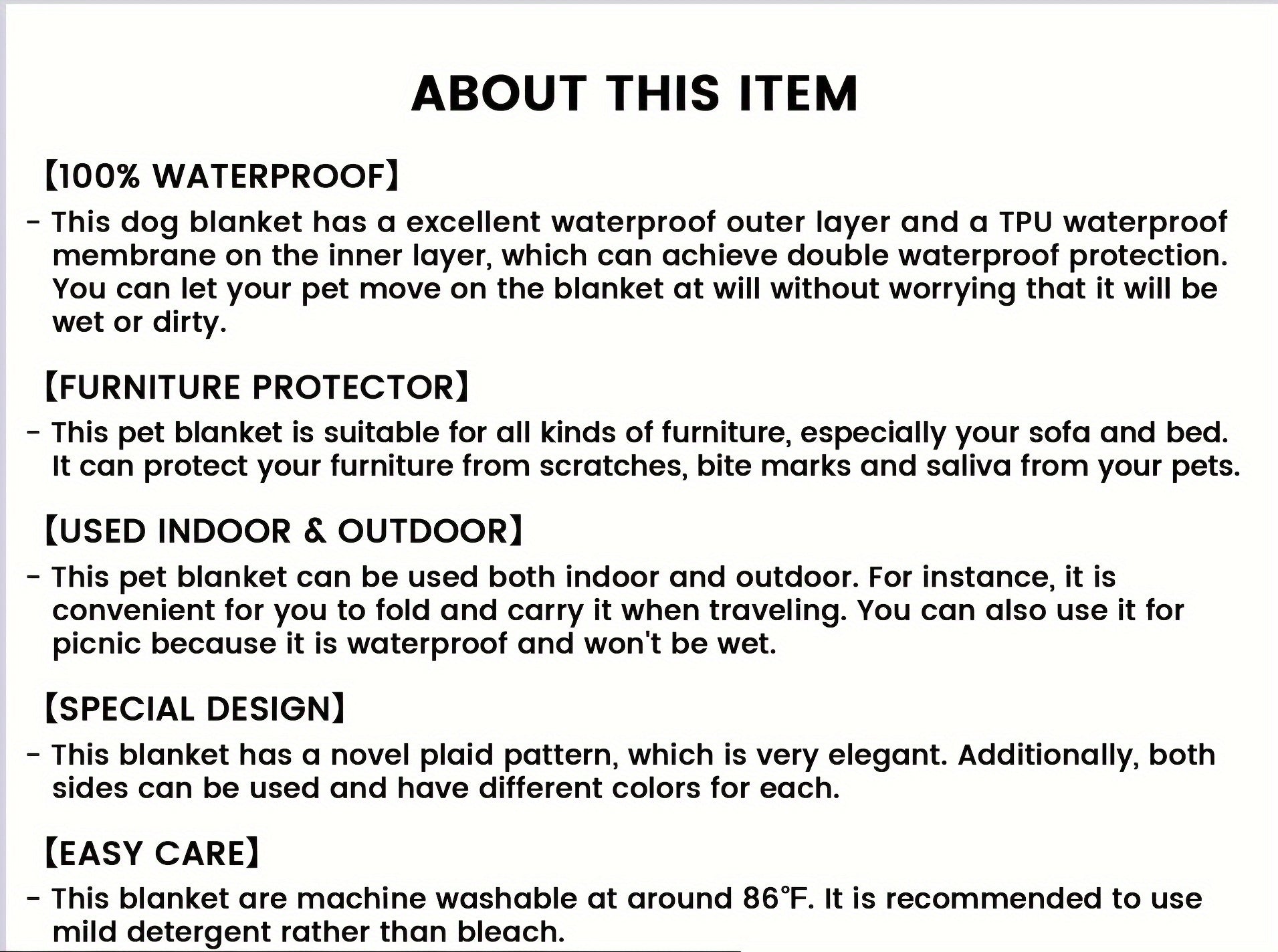 1 PC Dog Bed Cover And Pet Blanket Sofa Pet Bed Mat, Car Incontinence Mattress Protectors Furniture Couch Cover For Most Cats Dogs