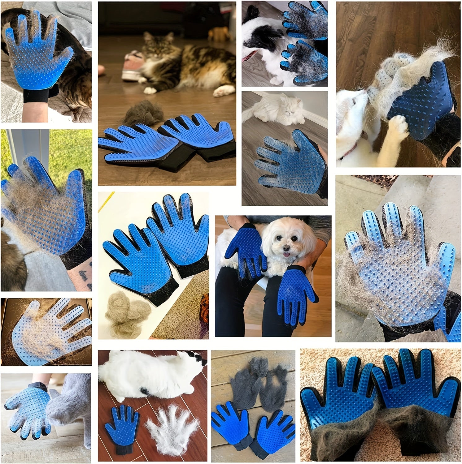 1pc Pet Grooming Supply, Hair Remover, De-shedding Brush, Dog Bathing, Massage Comb, Pet Glove