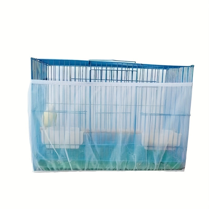 A Soft Mesh Bird Cage Cover - Easy Cleaning, Keeps Your Birdcage Clean and Fresh, Perfect for Small to Medium Birds, Birdcage Accessories