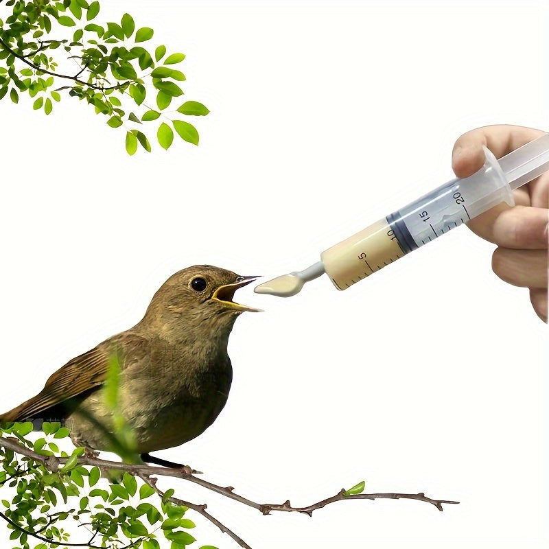 4pcs Bird Feeding Needle, Parrot With Scale Needle Feeder, For Young Birds, Bird Eating Auxiliary Tool, Bird Artificial Feeding Utensils