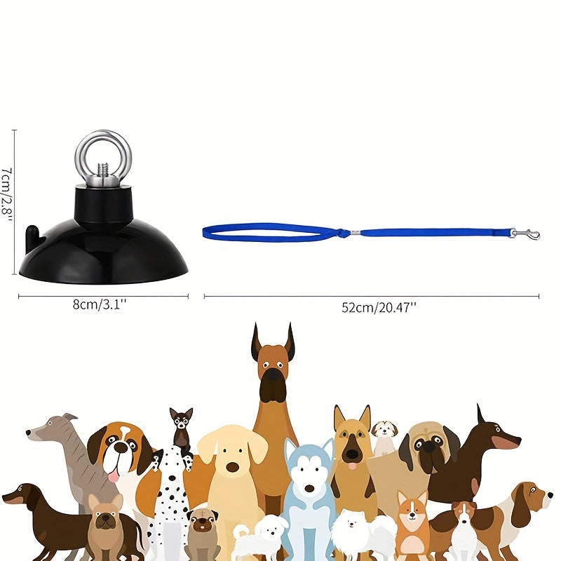 A Set of Suction Cup Restraints for Dog Bathing, Designed for Grooming Tubs to Secure Pets During Baths - Suitable for Cats And Dogs of All Sizes.