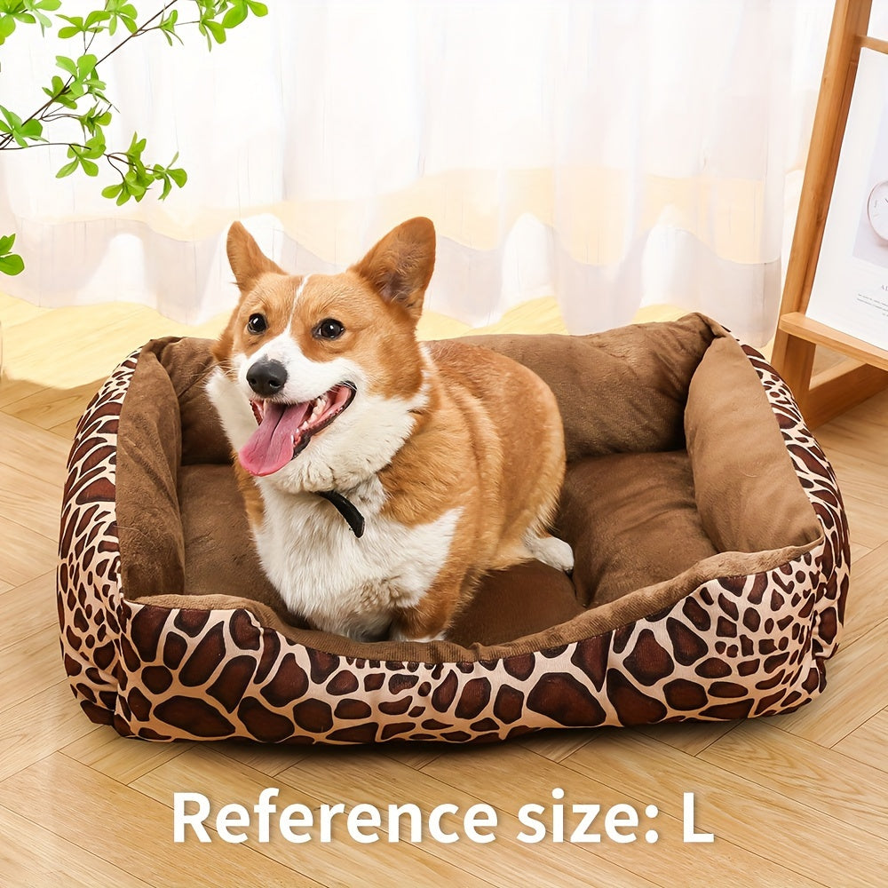Luxury Orthopedic Pet Bed Sofa - Plush Comfy Nest for Large & Medium Dogs - Durable, Machine-Washable, Anti-Slip - Offers Cozy Sleep and Supreme Comfort for Year-Round Lounging
