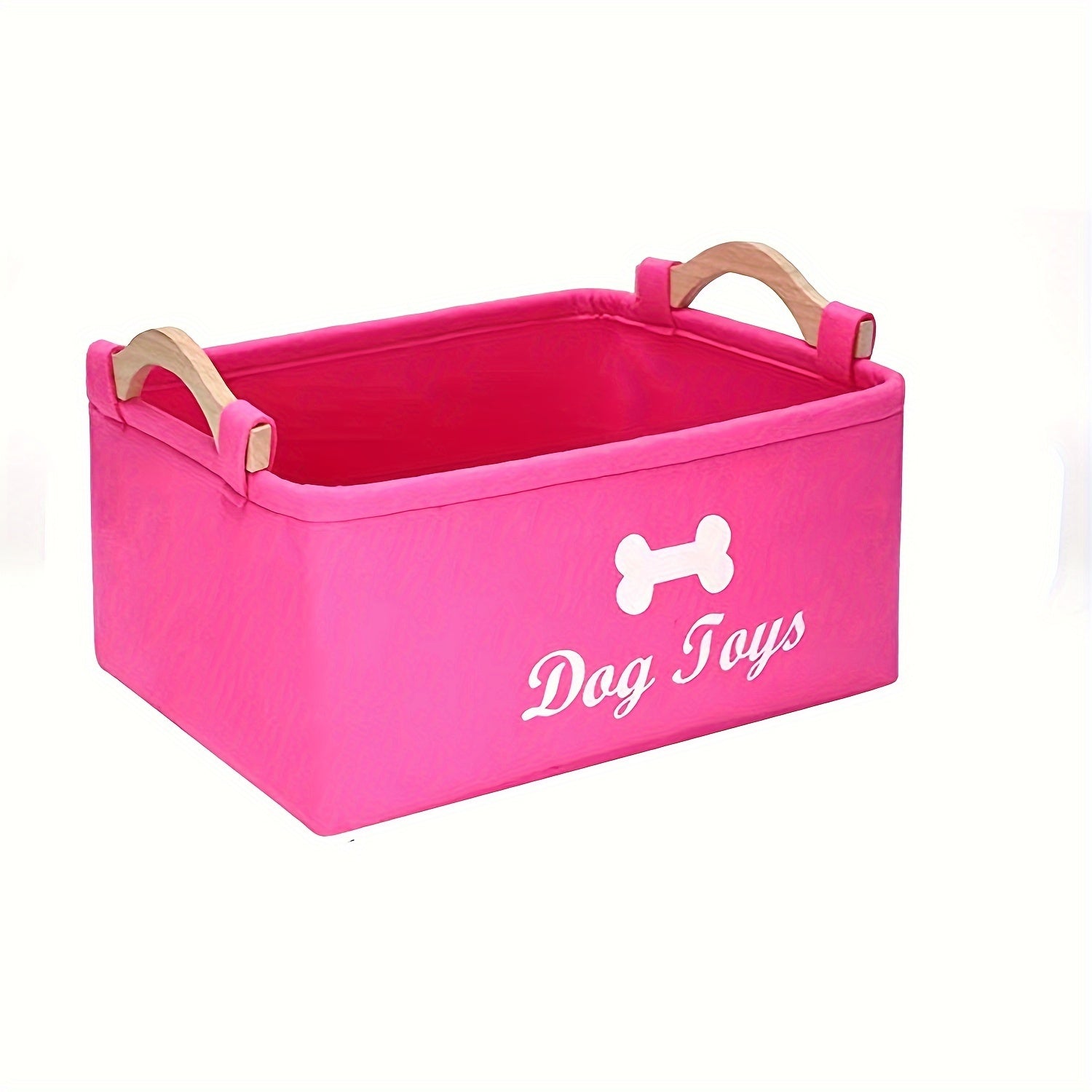 Felt Pet Toy Box, Dog Toy Box, Storage Basket Chest Organizer - Perfect For Organizing Pet