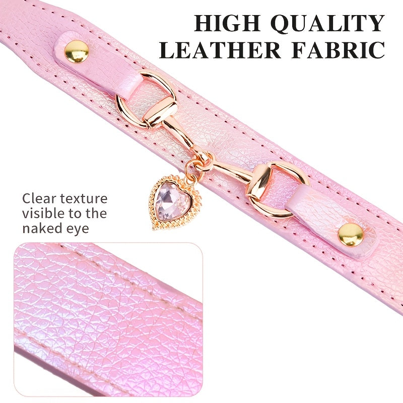 CP567 Love Heart Diamond Pet Collar