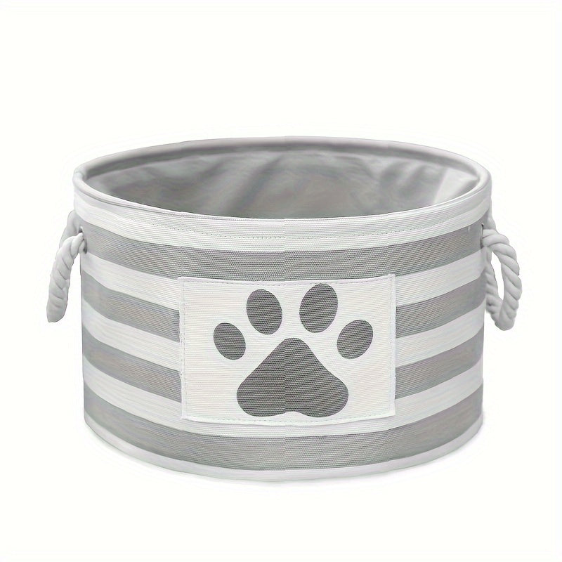With Rope Handle Dog Accessories Organizer Pet Toy Storage Box For Toys, Clothes & Cleaning Supplies