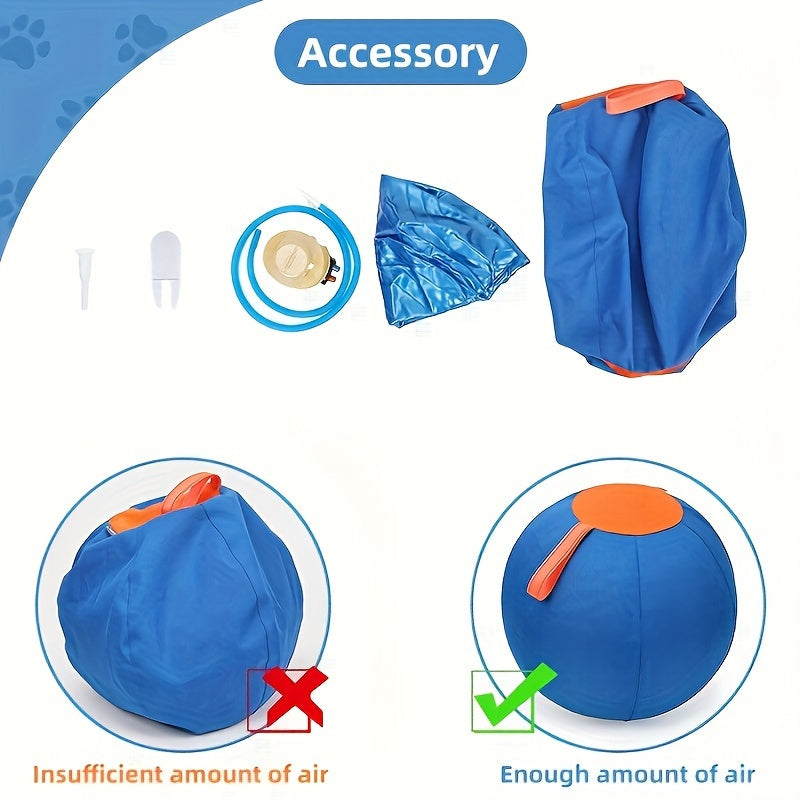 Inflatable Pet Toy Balls, 21.7-inch Dog Balls, Golden Retriever Anti-biting Balls, Soothing Boredom, Teasing Pet Training Balls, Dog Polo Pet Toys, Cattle And Dogs Herdsman Balls, Australian Shepherd Herdsman Balls (m Yards 2