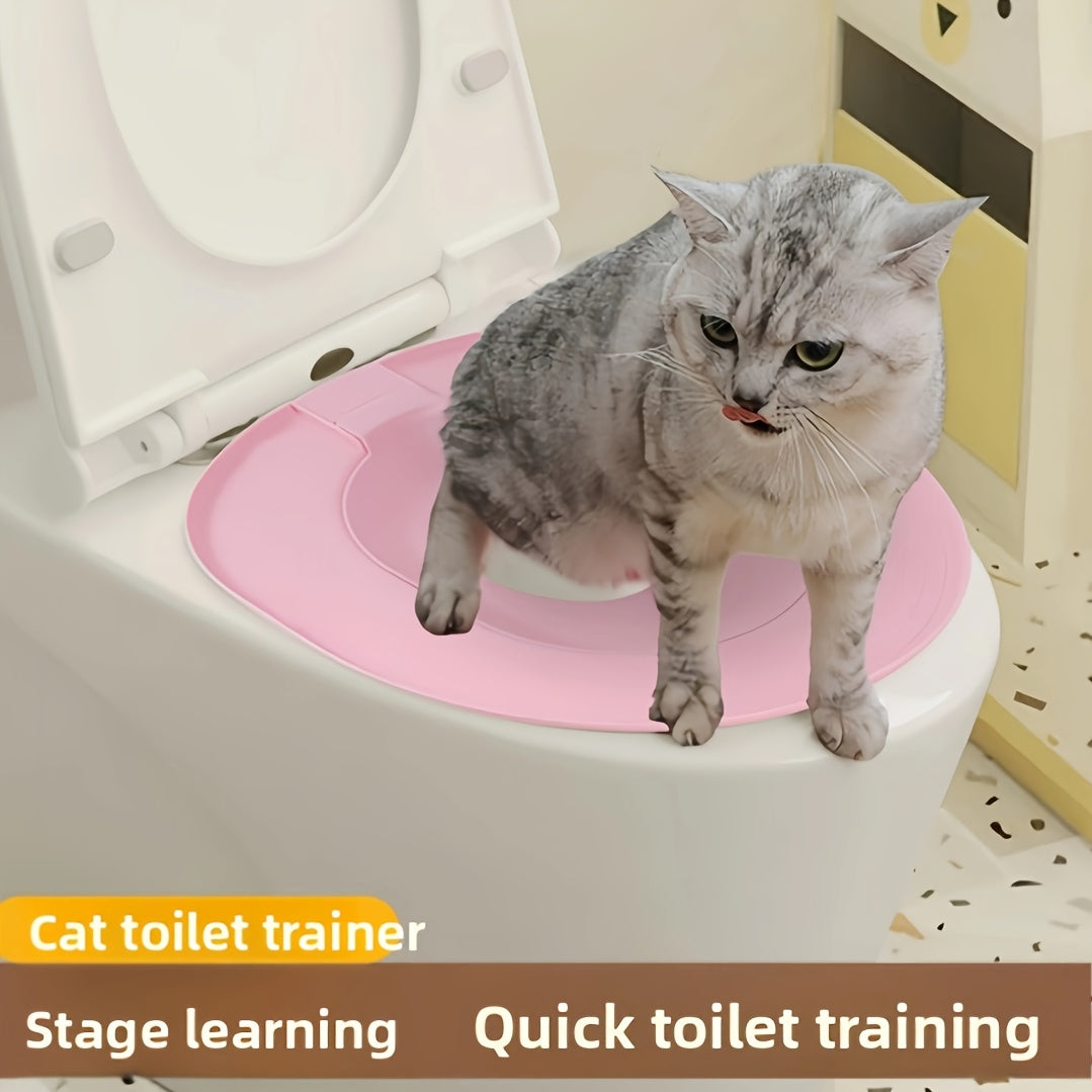 Universal Large Cat Litter Box with Splash Guard, Multi-Functional Cat Toilet, Pet Supplies, Easy-to-Clean Litter Training Tray for Cats, Cat Bathroom, Large Size Cat Training Bowl, Washable Pet Accessories, Home Pet Essentia