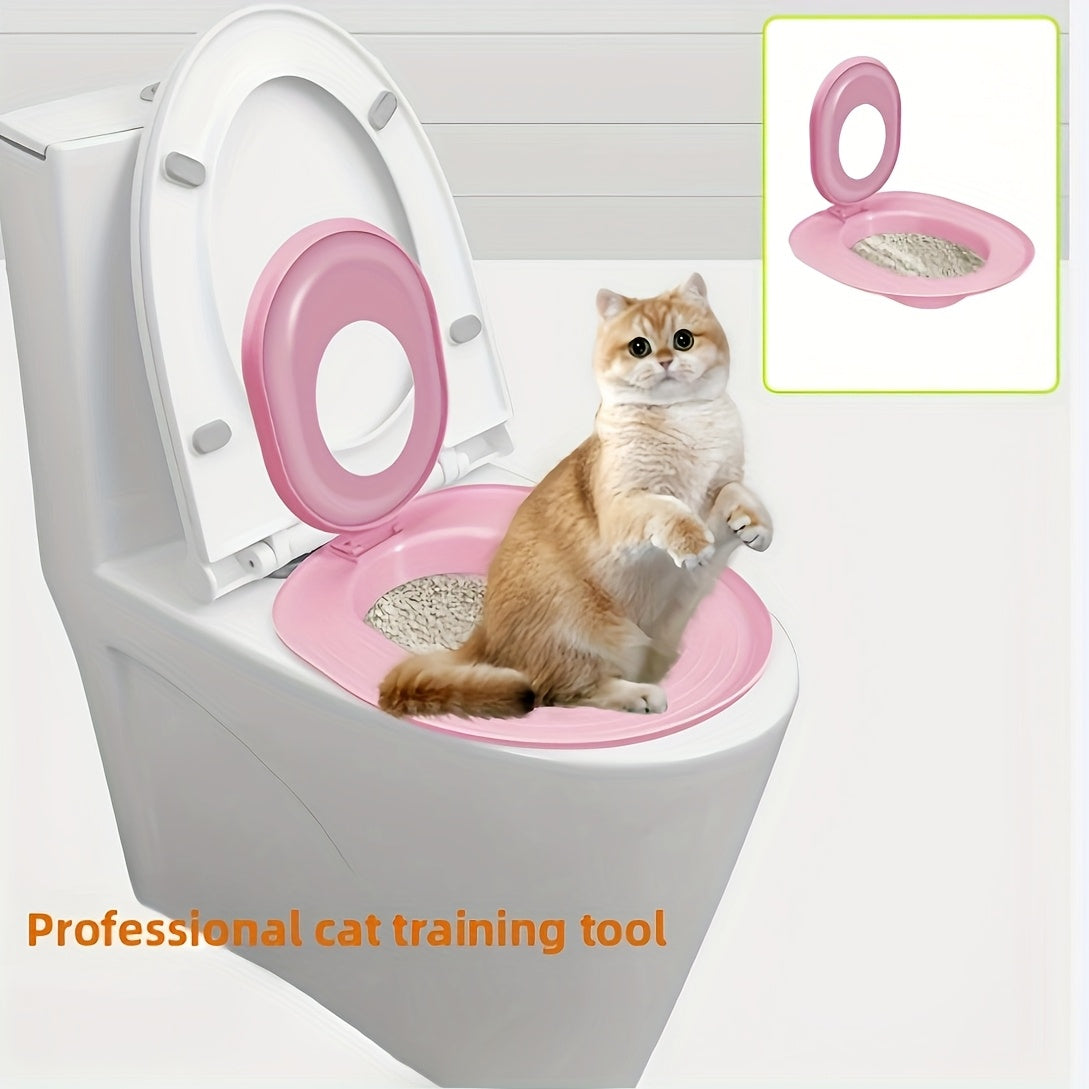 Universal Large Cat Litter Box with Splash Guard, Multi-Functional Cat Toilet, Pet Supplies, Easy-to-Clean Litter Training Tray for Cats, Cat Bathroom, Large Size Cat Training Bowl, Washable Pet Accessories, Home Pet Essentia