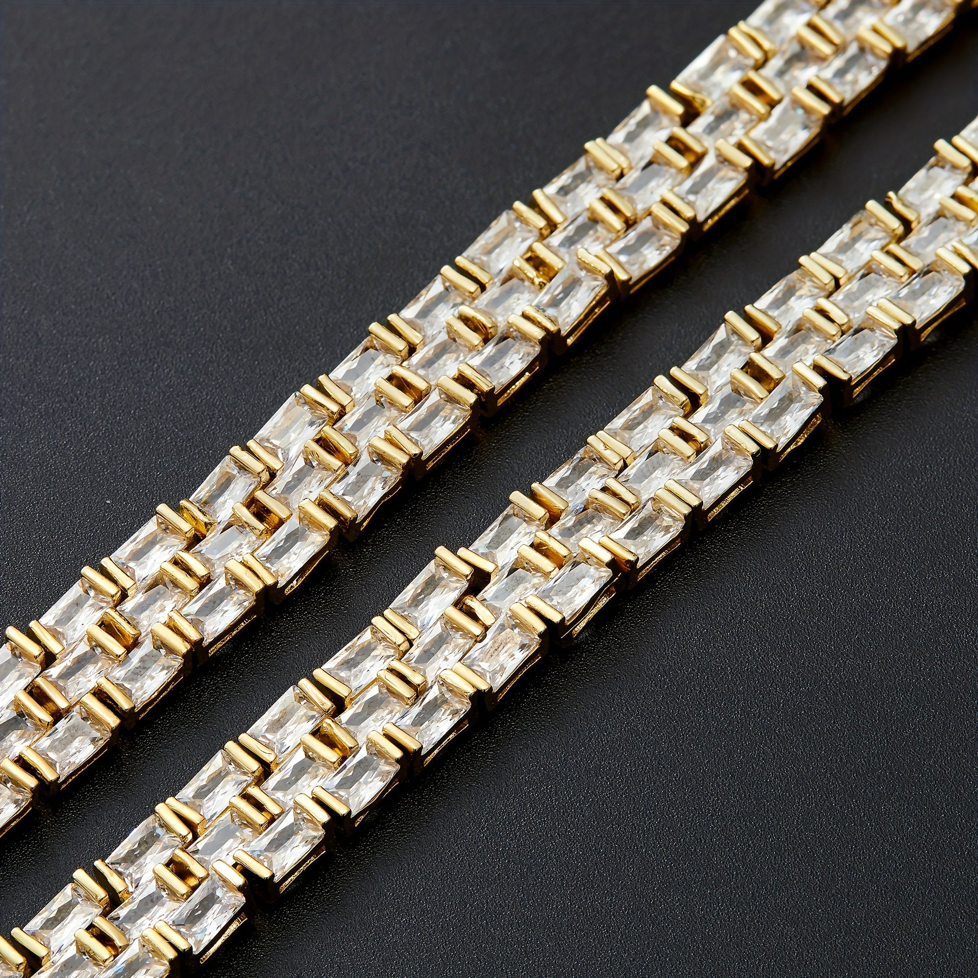Elegant Dog/Cat Pet Collar Necklace, Adjustable 12mm Copper Chain With Crystal Accents, XS To L Sizes, Silver/Gold Finish, Comfort Fit Animal Jewelry