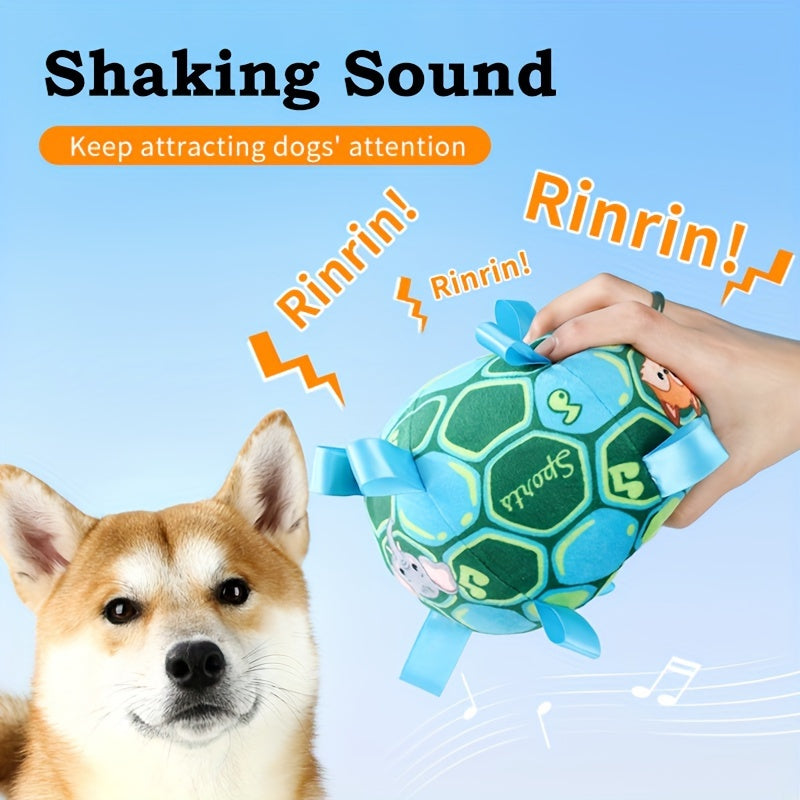 Durable Pet Toy Ball For Dog & Cat With Straps, Dog Chewing Ball Toy For Training Playing Teeth Cleaning, Interactive Fetch Pet Toy For Small Medium Large Dogs