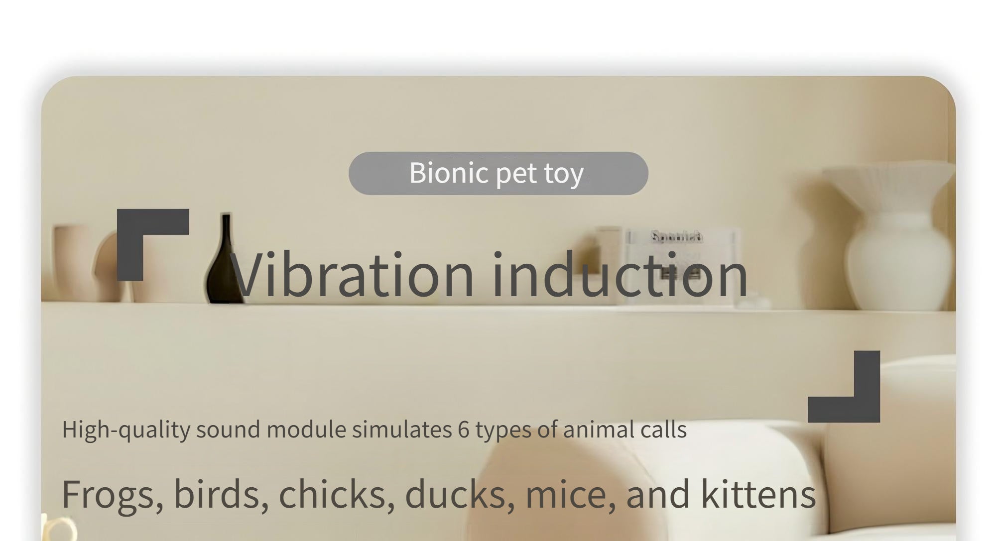 Interactive Plush Bird Cat Toy with Self-Raising Sound, Includes Pet Herb - Non-Electric Fabric Pet Toy, Simulated, TikTok