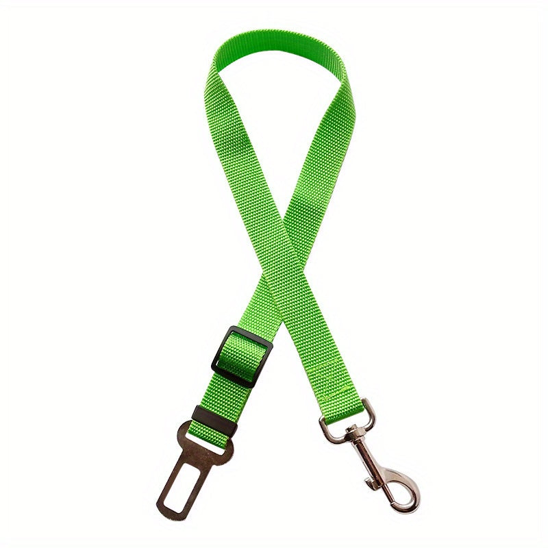 Retractable Dog Seat Belt for Safe Car Travel - Adjustable, Comfortable Harness and Leash - Ideal for Securing Pets on the Move