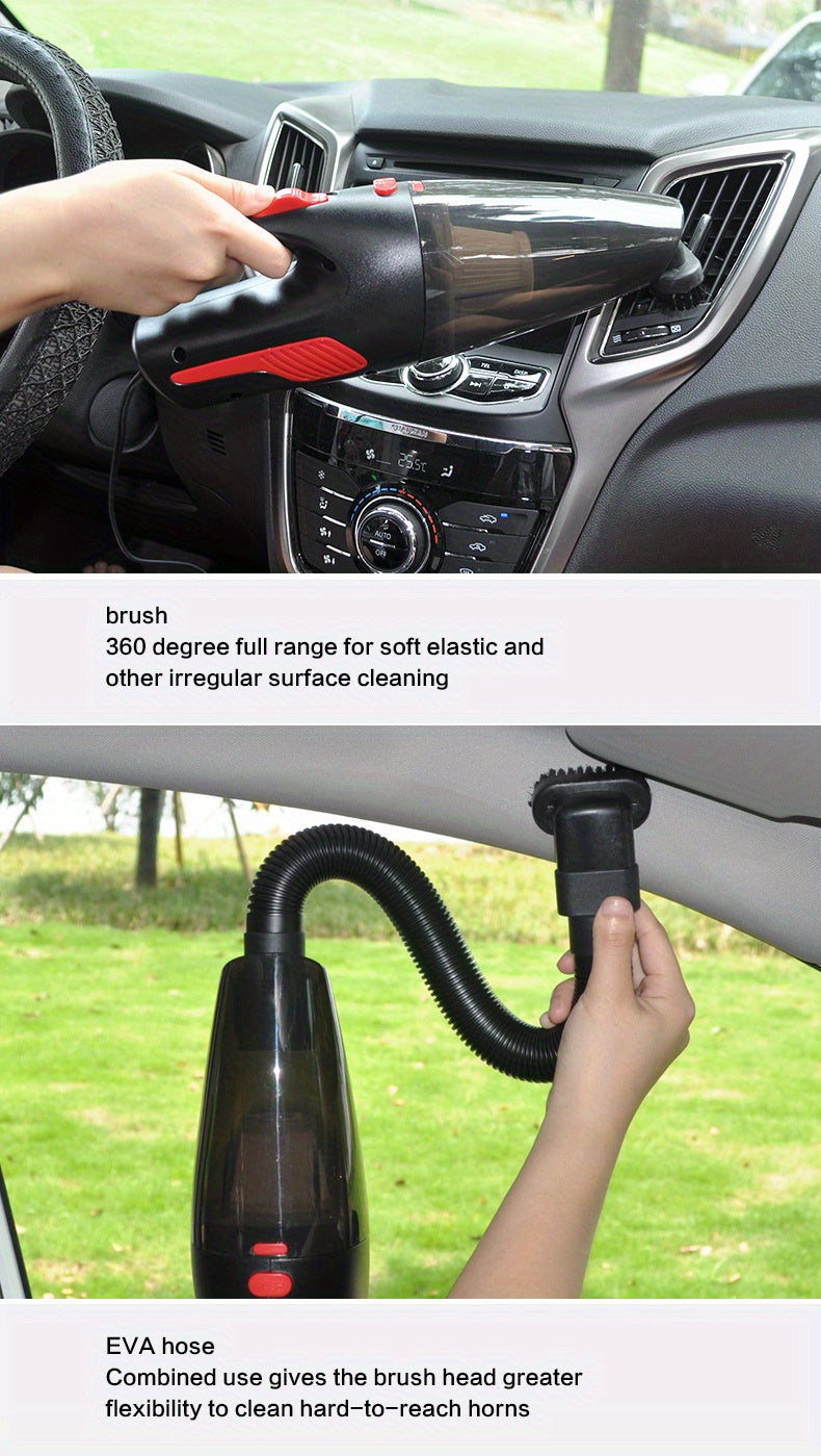 Mini Handheld High-Power Car Vacuum Cleaner, Car Dust Removal And Cleaning Products, Easy-To-Clean Pet, Handheld Vacuum Cleaner, Car Vacuum Cleaner, Without Battery
