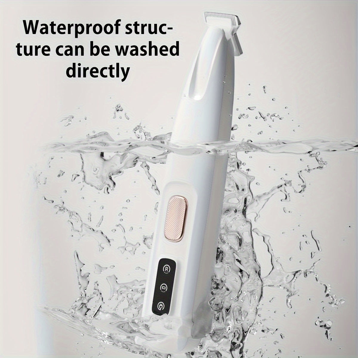 Safe Low Noise Pet Grooming Clippers - LED Light Support, USB and Battery Longevity