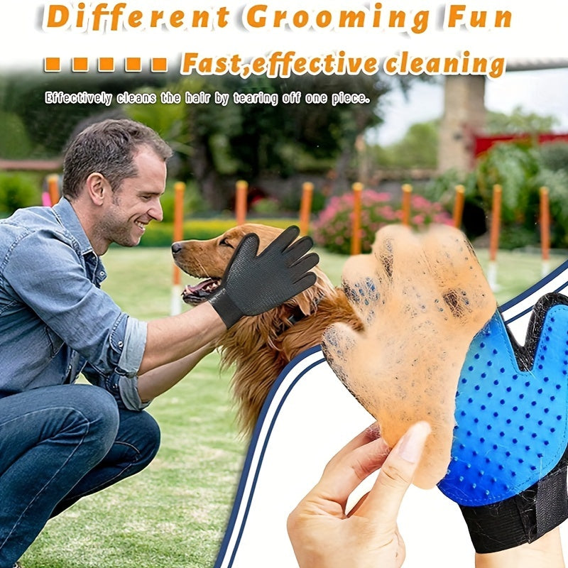 1pc Pet Grooming Supply, Hair Remover, De-shedding Brush, Dog Bathing, Massage Comb, Pet Glove