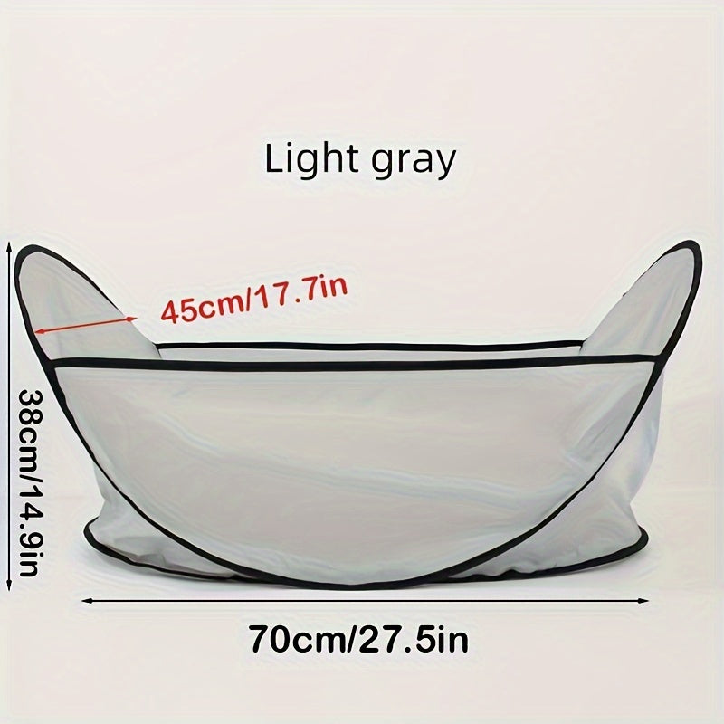 Pet Hair Cutting Cape - Easy Clean, Waterproof, Adjustable, Comfortable Bib for Dog Cat Shaving Trimming - Pet Grooming Tent, Hair Catcher, Protector for Home Use