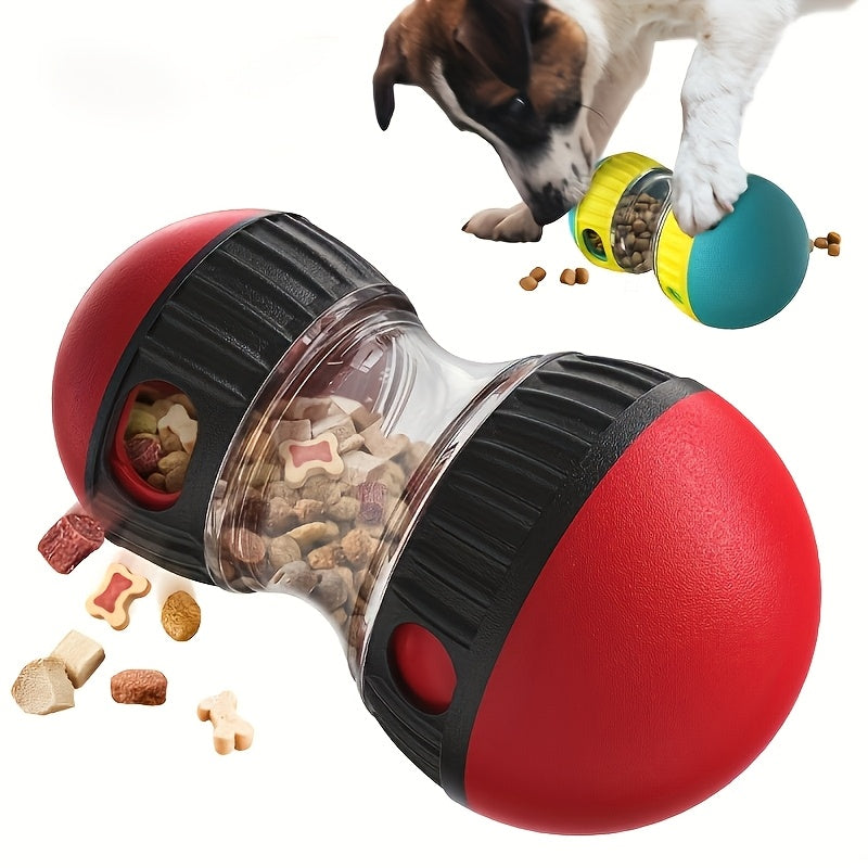 1pc Interactive Dog Snack Dispenser & Rolling Ball Toy - Slow Feeder for Mental Stimulation, Durable Plastic Travel Pet Toy with Treat Dispensing, No Batteries Needed for Medium Dogs, Interactive Dog Toy, Playful Design