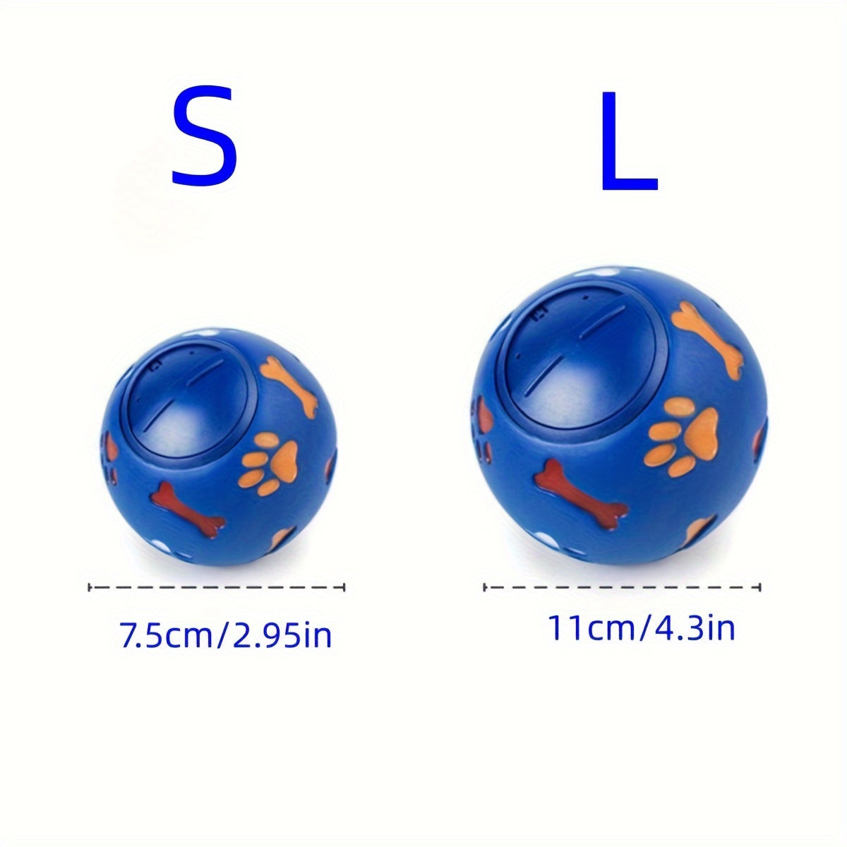1pc Interactive Pet Toy Ball - Interactive Dog Chew Toy for Long-Lasting Fun, Leak Food Puzzle to Challenge and Engage, Intelligent Training Tool for Mental Stimulation - Essential Dog Toy Supplies for Pet Owners