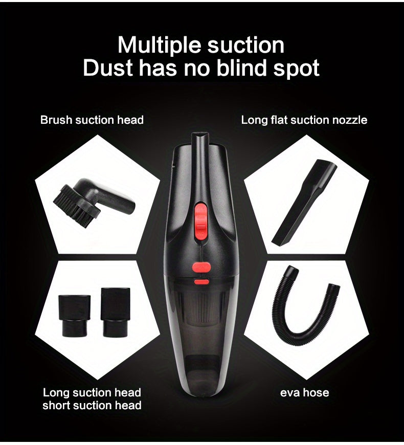 Mini Handheld High-Power Car Vacuum Cleaner, Car Dust Removal And Cleaning Products, Easy-To-Clean Pet, Handheld Vacuum Cleaner, Car Vacuum Cleaner, Without Battery