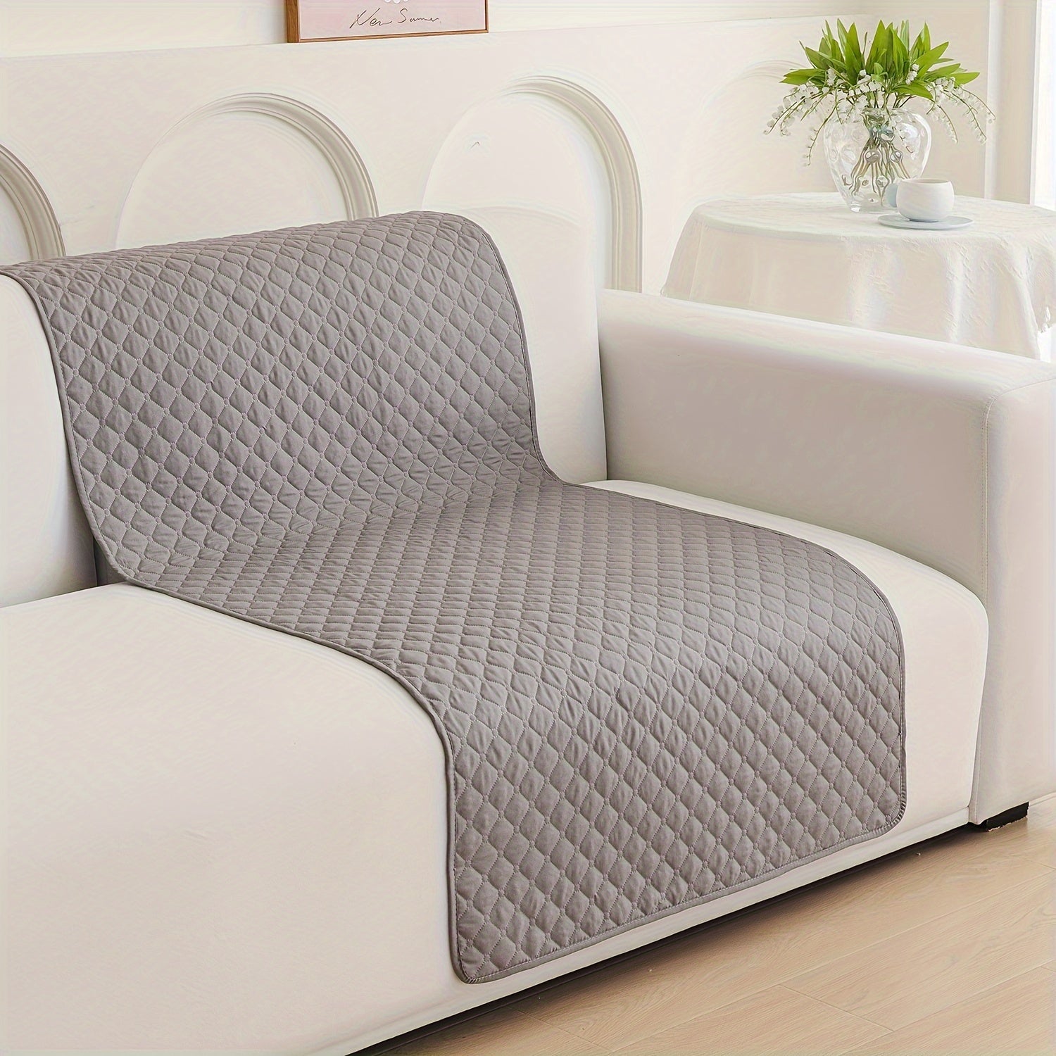 Waterproof Pet Bed Mat for Medium & Large Dogs - Non-Slip, Odor-Resistant Sofa Protector with Plaid Polyester Fill, Machine Washable, Pet Furniture Protection, Urine-proof, Car Mat