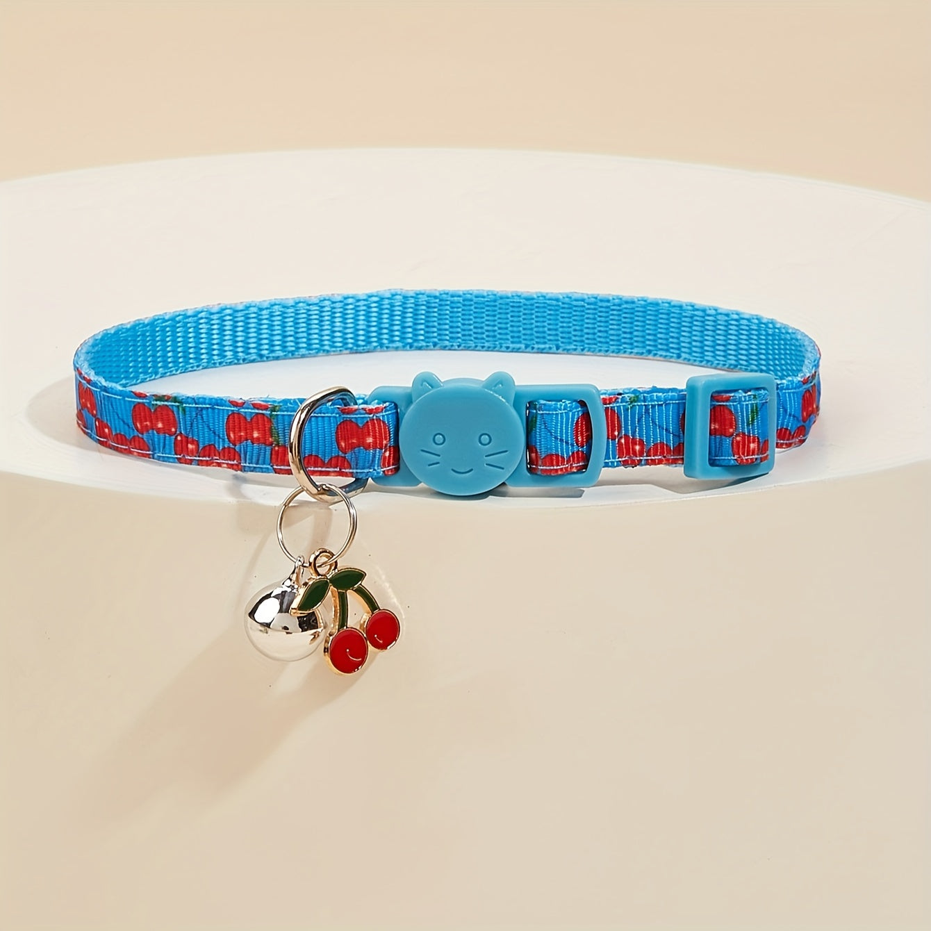 Breakaway Cat Collar With Bell, Colorful Fruit Pattern Adjustable Length Pet Collar For Cat Kitten Dog Puppy