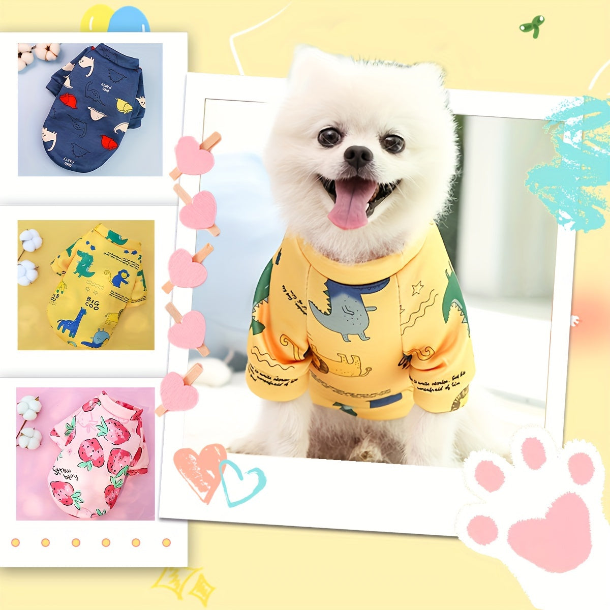 1pc Cozy Dog Sweatshirt - Winter And Spring Pet Apparel For Small & Medium Dogs - Keep Your Furry Friend Warm And Stylish