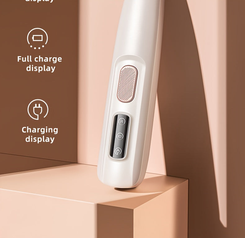 Gentle & Safe Electric Scissors for Dogs and Cats - Quiet Pet Grooming with LED Light - USB/Battery Powered, Rechargeable Lithium Battery, Dual-Mode Trimming