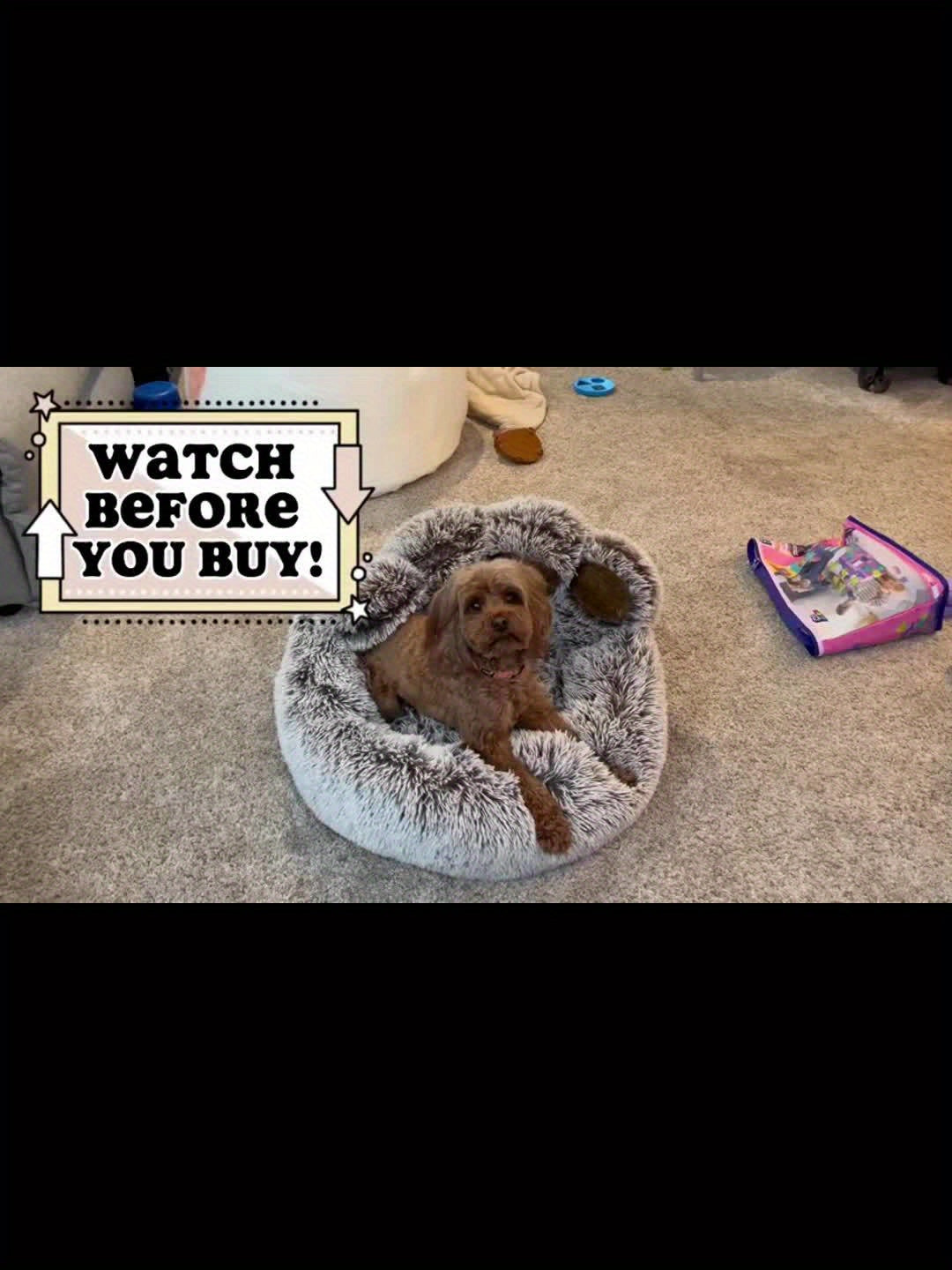 Cozy Bear Paw Plush Pet Bed - Warm, Comfortable & Washable Cat and Dog Nest for All Seasons